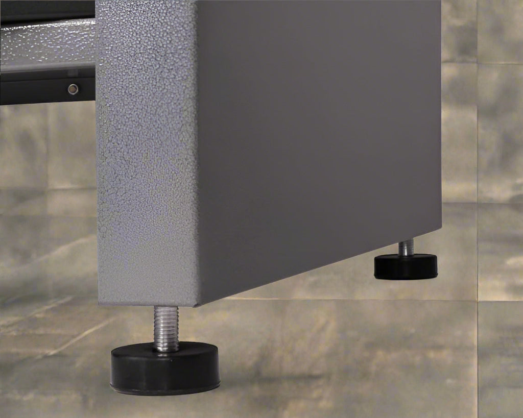 Établi métallique 63 avec armoires et panneau perforé | Rangement pour garage