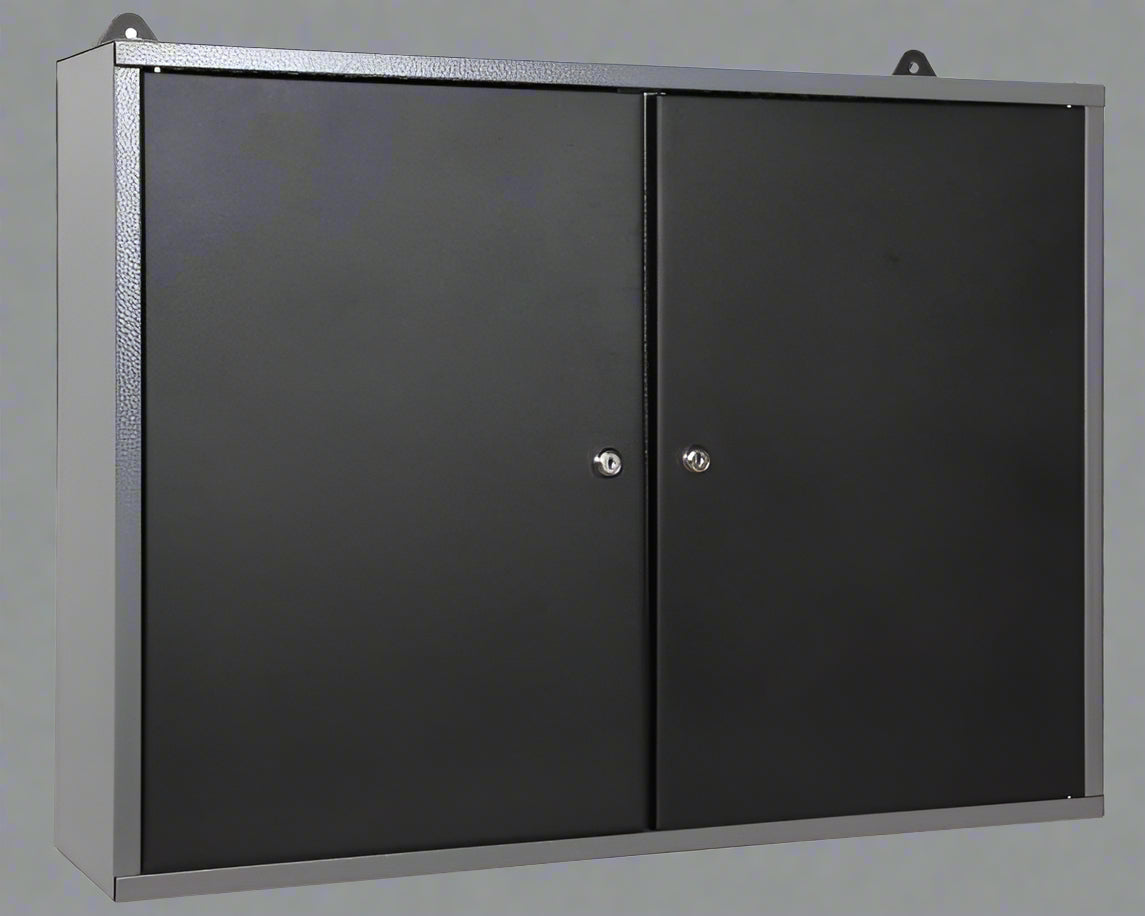 Établi métallique 63 avec armoires et panneau perforé | Rangement pour garage