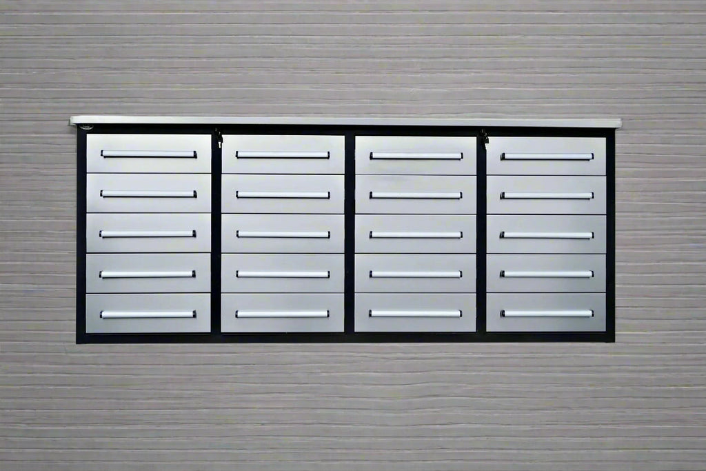 Établi à outils robuste en acier de 2,13 m (7 pi) – Établi avec tiroirs pour garage et atelier