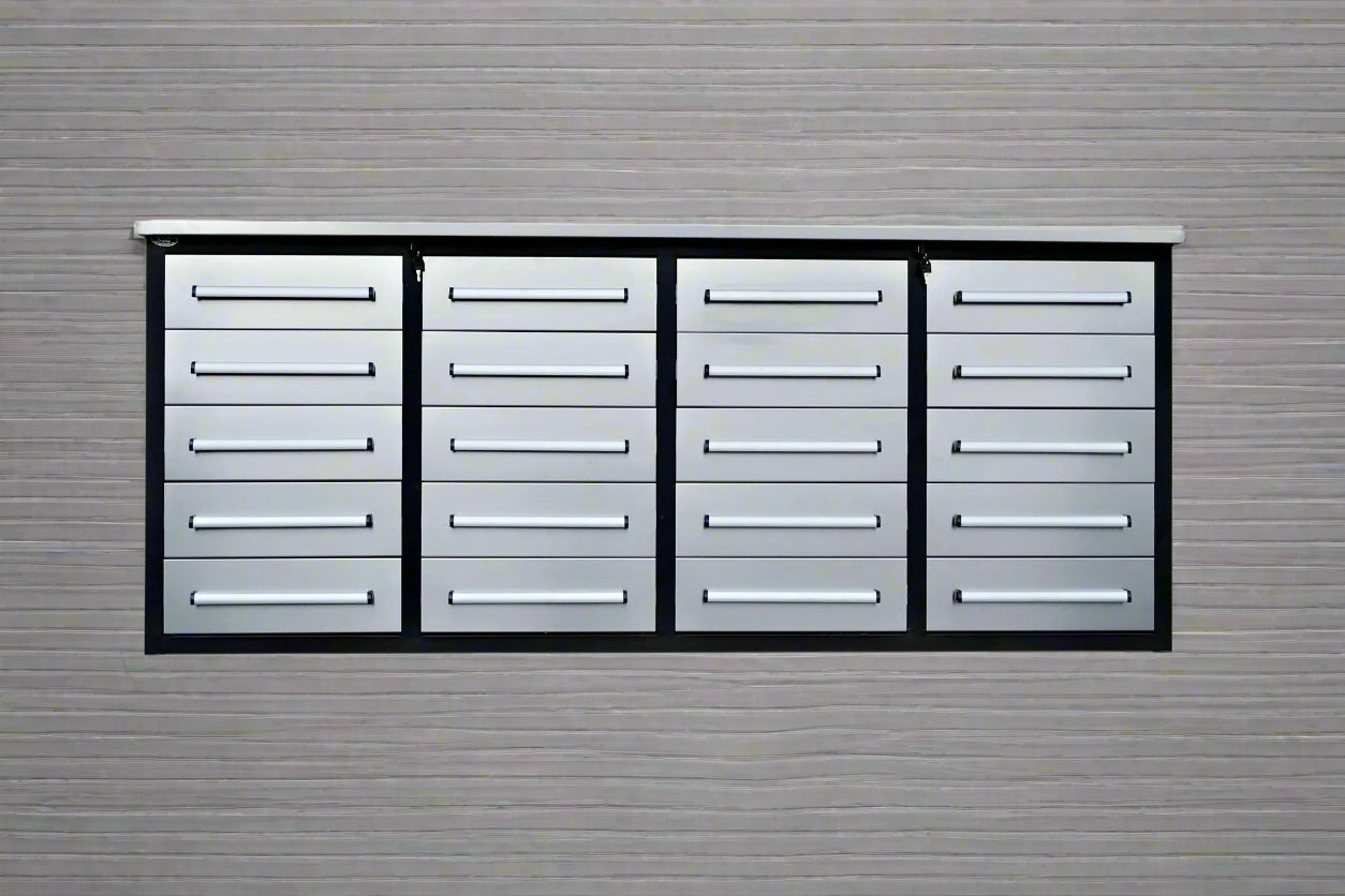 Établi à outils robuste en acier de 2,13 m (7 pi) – Établi avec tiroirs pour garage et atelier