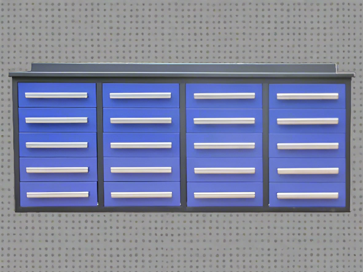 Établi à outils robuste en acier de 2,13 m (7 pi) – Établi avec tiroirs pour garage et atelier