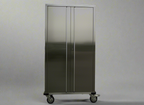 Armoire roulante en acier inoxydable 72 – Rangement verrouillable robuste | 72SSC