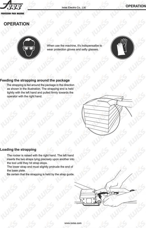 Outil manuel de cerclage et de cerclage en acier – Tendeur et scelleur robuste | Modèle A333 