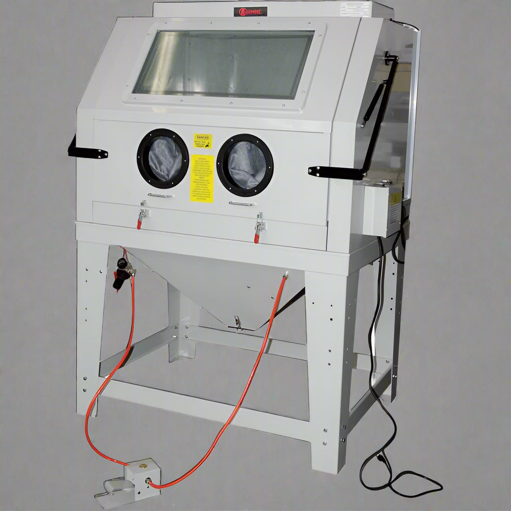 Cabine de sablage abrasif – Capacité de 990 L avec dépoussiéreur intégré | Réf. : W3015