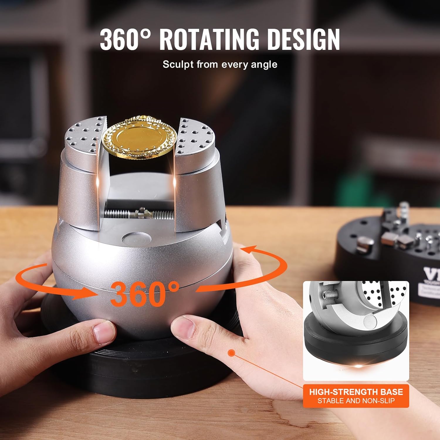 Étau à bille 5" pour gravure de bijoux – Pince de serrage de précision | Réf. : 634430