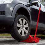 NOUVEAU Cric hydraulique BIG RED 3,5 tonnes avec pédale T83502 | Pont élévateur hydraulique robuste | Technologie de levage rapide