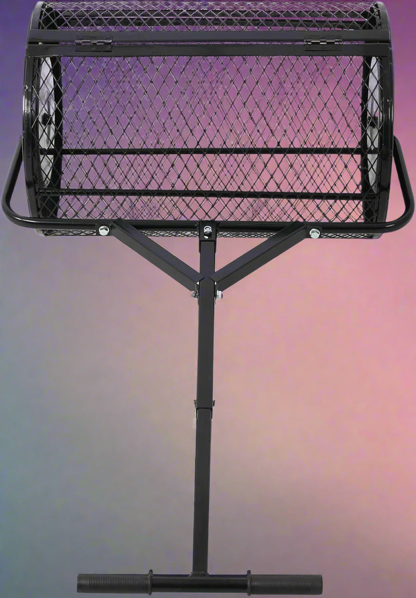 Épandeur de compost et de tourbe pour pelouse – Rouleau de dispersion robuste pour jardin et gazon, Réf. : S1290