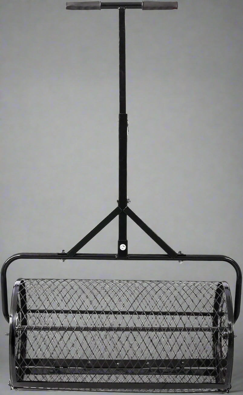 Épandeur de compost et de tourbe pour pelouse – Rouleau de dispersion robuste pour jardin et gazon, Réf. : S1290