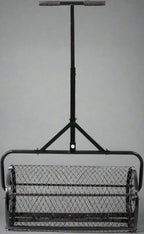 Épandeur de compost et de tourbe pour pelouse – Rouleau de dispersion robuste pour jardin et gazon, Réf. : S1290