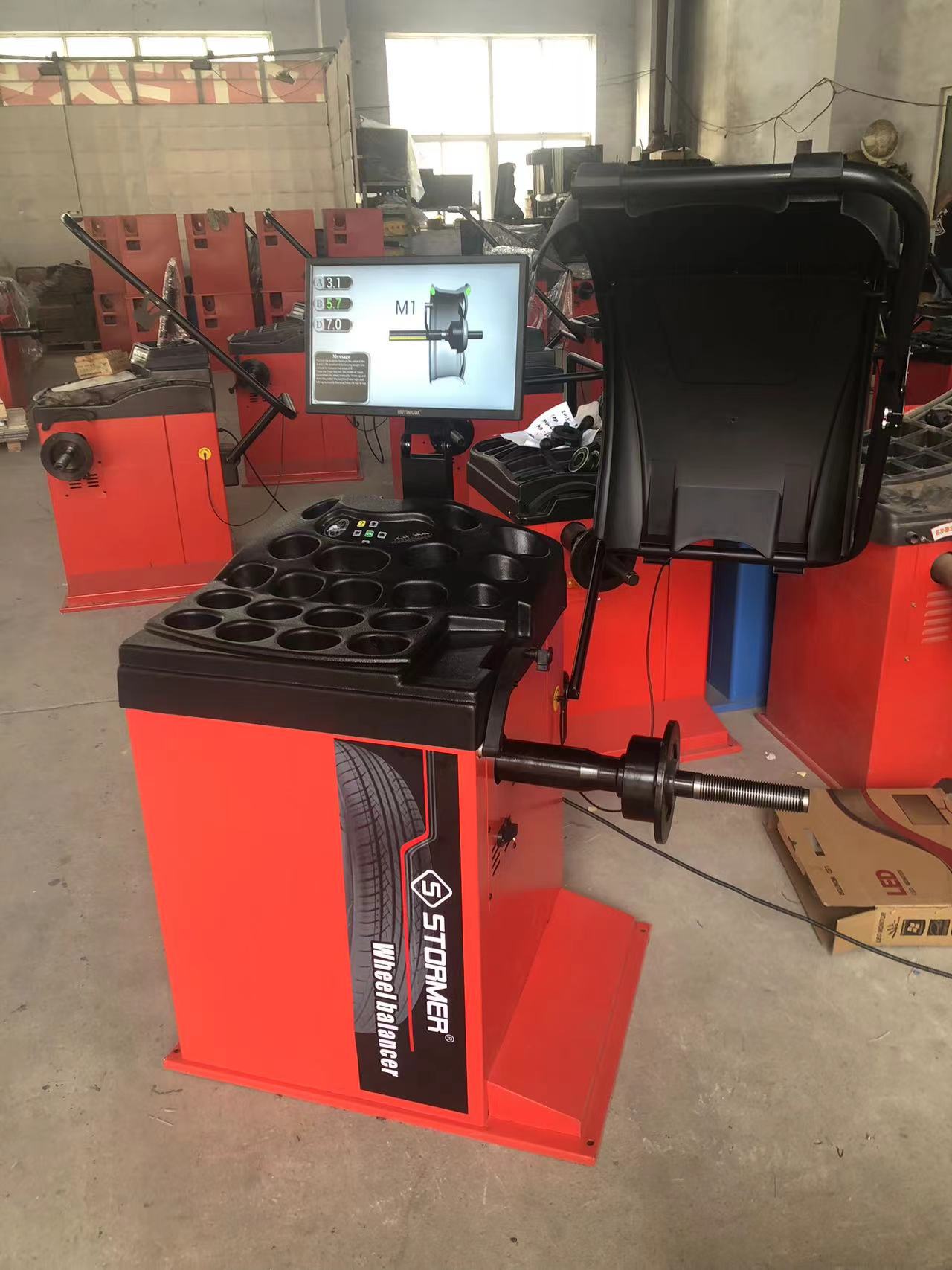 Équilibreuse de roues numérique de luxe – Machine à pneus haute précision avec écran LCD HD, Réf. : WB300A