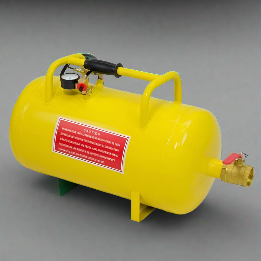 Machine à dégauchirer les talons de pneus à double usage de 5 gallons avec réservoir d'air – Pression maximale de 145 PSI, Modèle : S1237