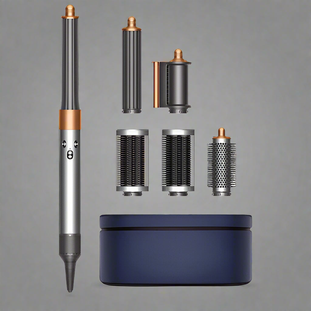 Dyson Airwrap™ Long Styler – Boucles, lissage et séchage des cheveux mi-longs (jusqu'à la poitrine), édition nickel/cuivre