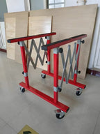 Table pliante réglable – Support de pare-brise et de carrosserie avec roulettes - BSG928