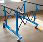 Table pliante réglable – Support de pare-brise et de carrosserie avec roulettes - BSG928