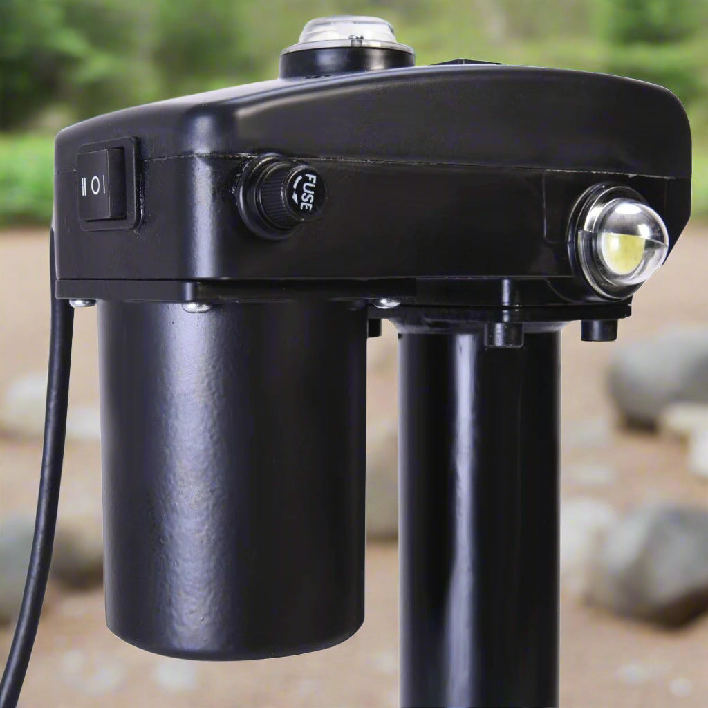 Cric de levage électrique robuste – Capacité de levage de 1 588 kg (3 500 lb) avec moteur électrique 12 V EJ3500A