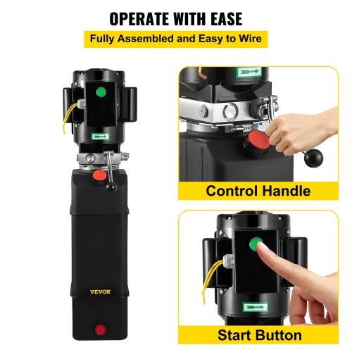 Pompe hydraulique simple effet – 2950 PSI, 220 V, 60 Hz pour pont élévateur | Réf. 6530703