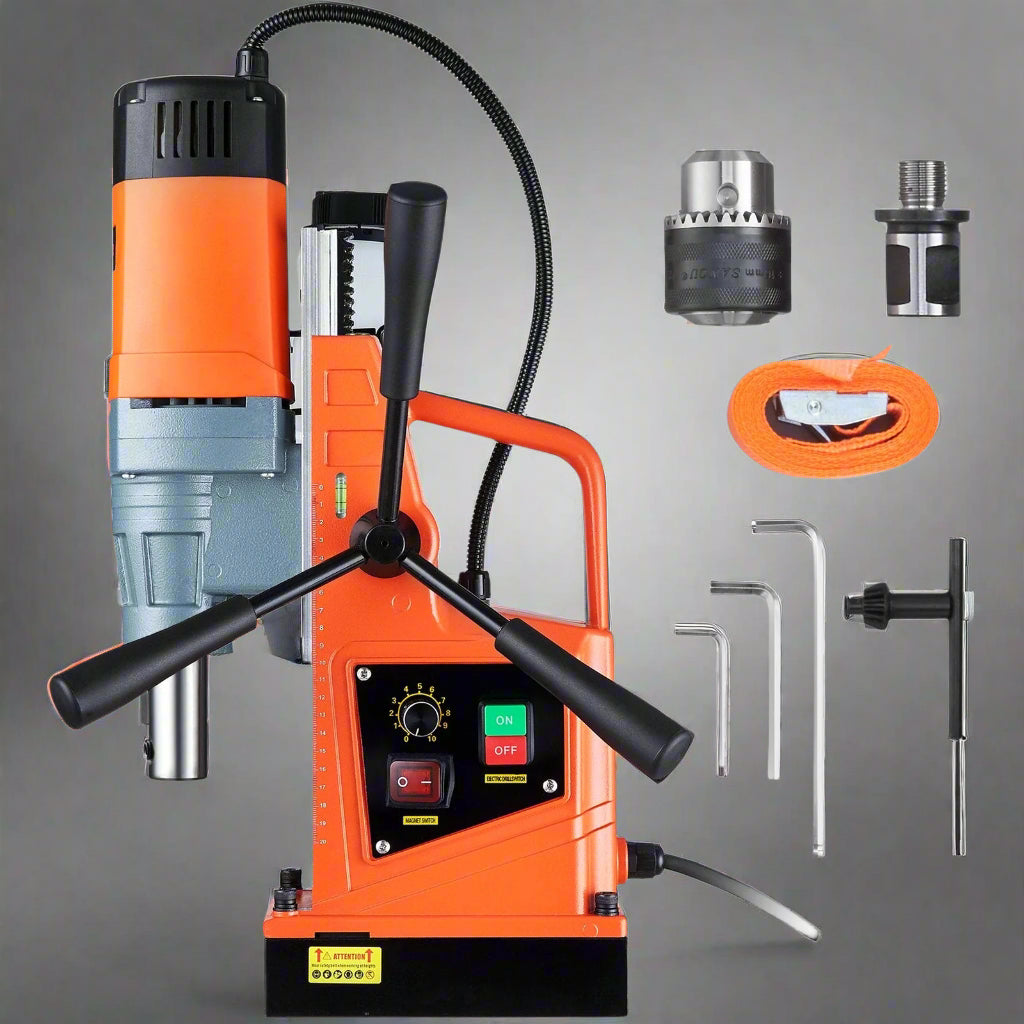 Perceuse magnétique 1550 W | Perceuse magnétique portable robuste avec capacité de 50 mm - Réf. 634350