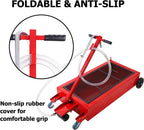 Réservoir de vidange d'huile portable compact de 120 L (32 gallons) | Pompe 12 V/110 V