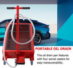 Réservoir de vidange d'huile portable compact de 120 L (32 gallons) | Pompe 12 V/110 V