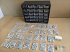 Kit d'assortiment de fixations multi-usages de 1001 pièces avec étui de rangement | Réf. : WTD1001