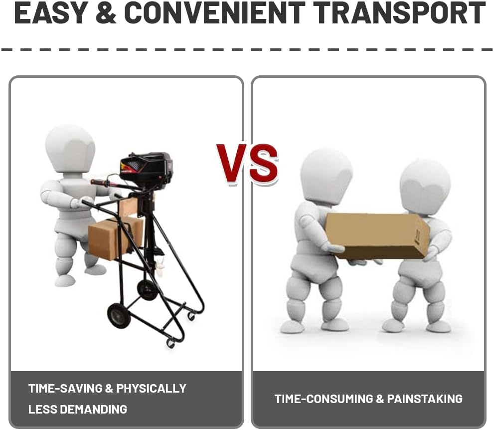 Support robuste pour moteur hors-bord – Capacité de charge : 143 kg | Réf. : 9235091