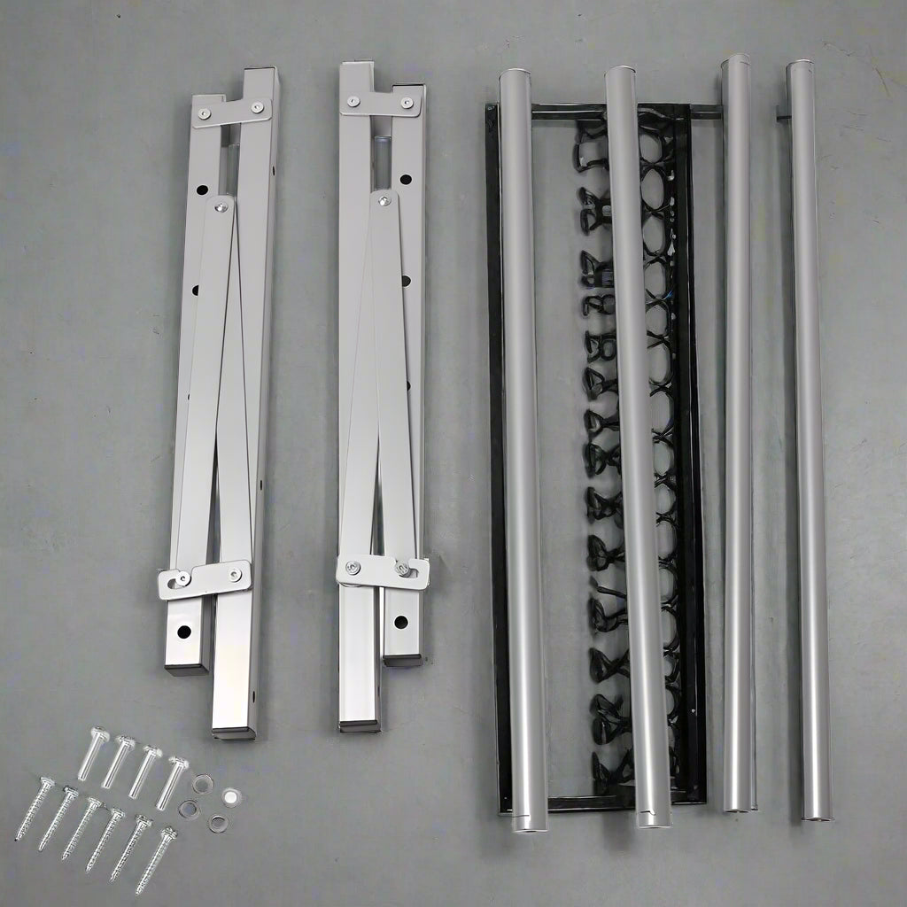 Support mural pliable en acier pour pneus et roues – Capacité de 136 kg | Réf. : HLA69