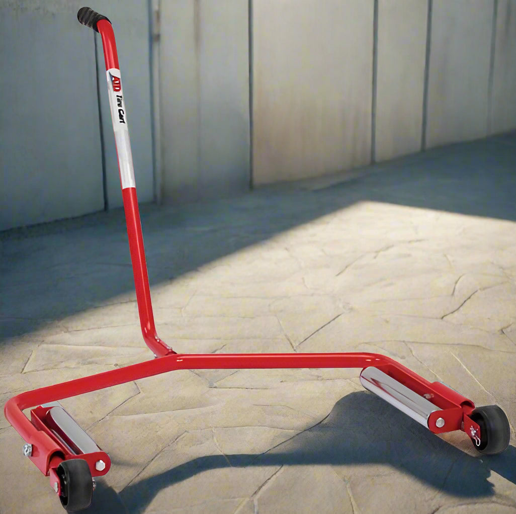 Chariot de changement de pneus pour camions – Capacité de 136 kg (300 lb) pour pneus de 36 à 48 pouces – AT8055