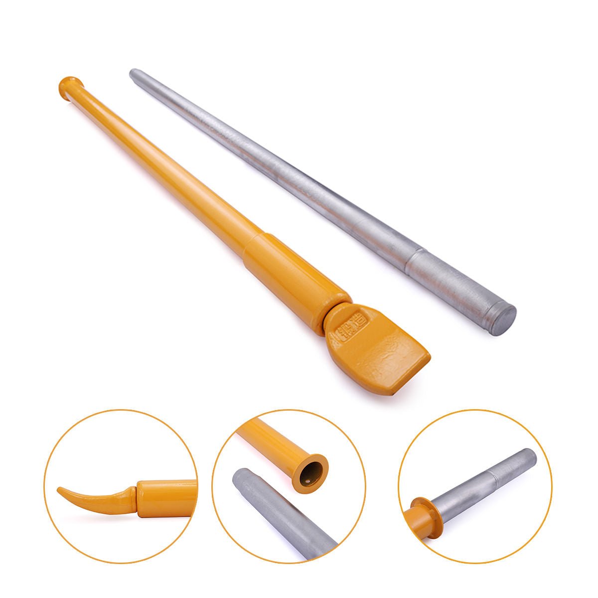 Barre de démontage de pneu à inertie – Outil robuste de 47 pouces pour le retrait des pneus