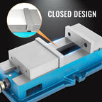 Étau de serrage d'établi VEVOR ACCU 4 pouces, étau de précision pour fraisage, étau de perceuse à colonne avec mâchoires de 4 pouces, étau de serrage pour fraiseuse et perceuse.