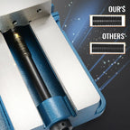 Étau de serrage d'établi VEVOR ACCU 4 pouces, étau de précision pour fraisage, étau de perceuse à colonne avec mâchoires de 4 pouces, étau de serrage pour fraiseuse et perceuse.